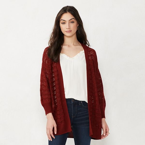 Cardigan kohl's hot sale