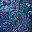 Blue Paisley Medallion