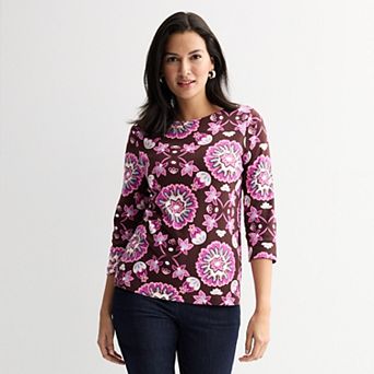 Petite Croft & Barrow® Boatneck Top