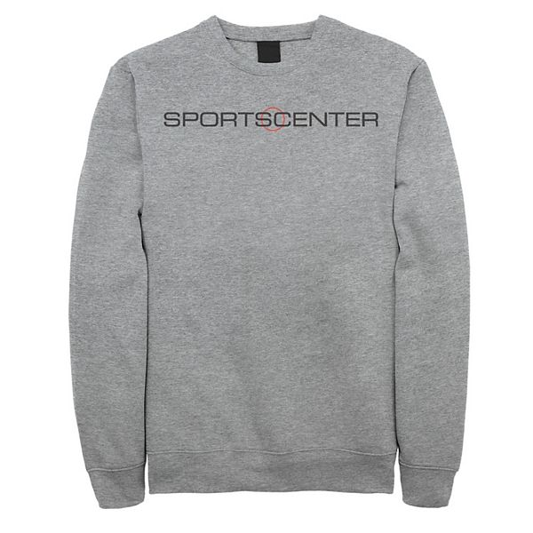 Men's ESPN SportsCenter Black & Red Text Logo Sweatshirt