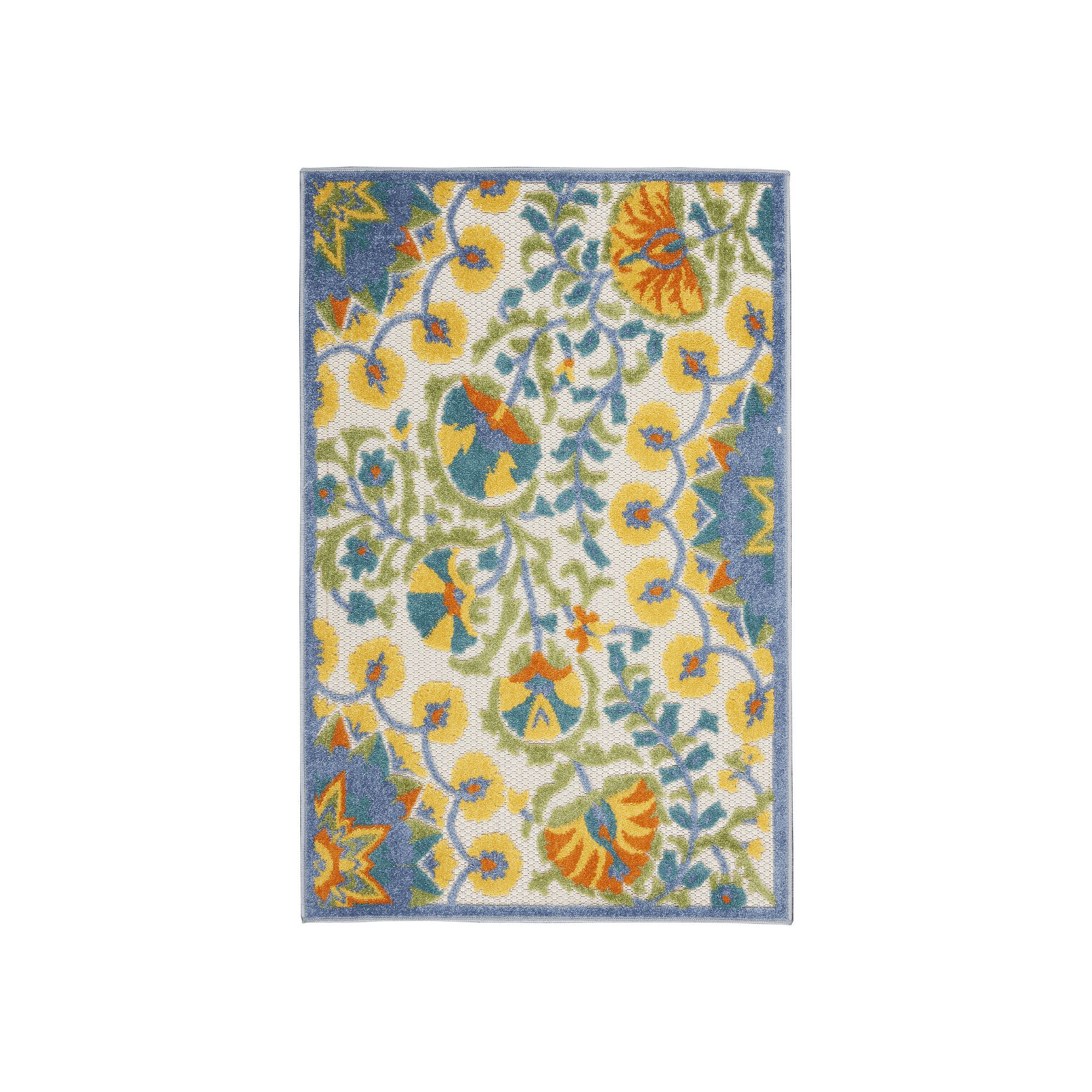 Nourison Aloha Sunbright Indoor Outdoor Rug, Multicolor