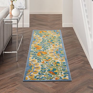 Nourison Aloha Sunbright Indoor Outdoor Rug