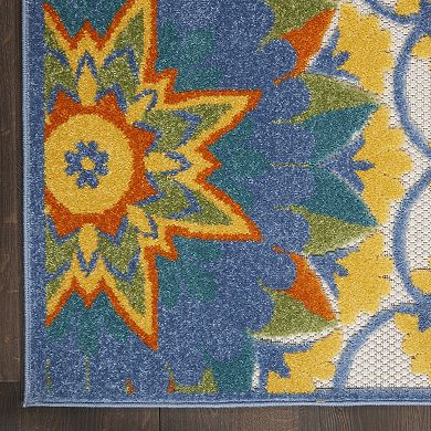 Nourison Aloha Sunbright Indoor Outdoor Rug