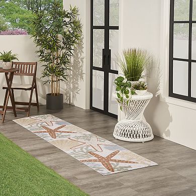 Nourison Aloha Nautical Indoor Outdoor Rug