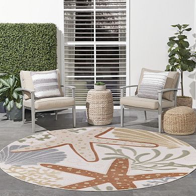 Nourison Aloha Nautical Indoor Outdoor Rug