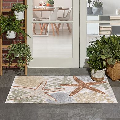 Nourison Aloha Nautical Indoor Outdoor Rug