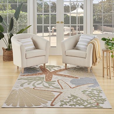 Nourison Aloha Nautical Indoor Outdoor Rug