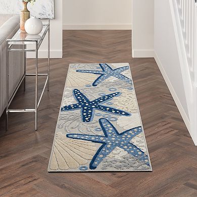 Nourison Aloha Nautical Indoor Outdoor Rug