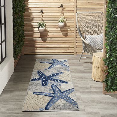 Nourison Aloha Nautical Indoor Outdoor Rug