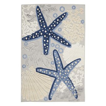 Nourison Aloha Nautical Indoor Outdoor Rug