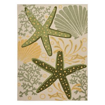 Nourison Aloha Nautical Indoor Outdoor Rug