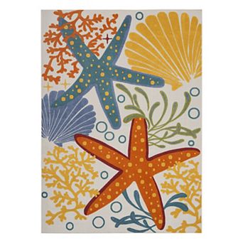 Nourison Aloha Nautical Indoor Outdoor Rug