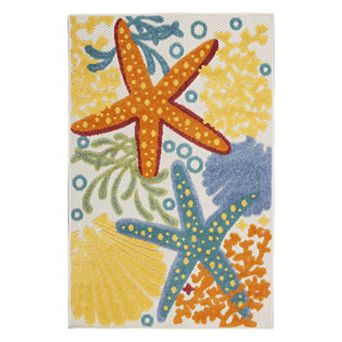 Nourison Aloha Nautical Indoor Outdoor Rug