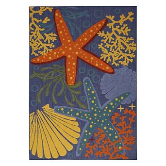 Nourison Aloha Nautical Indoor Outdoor Rug