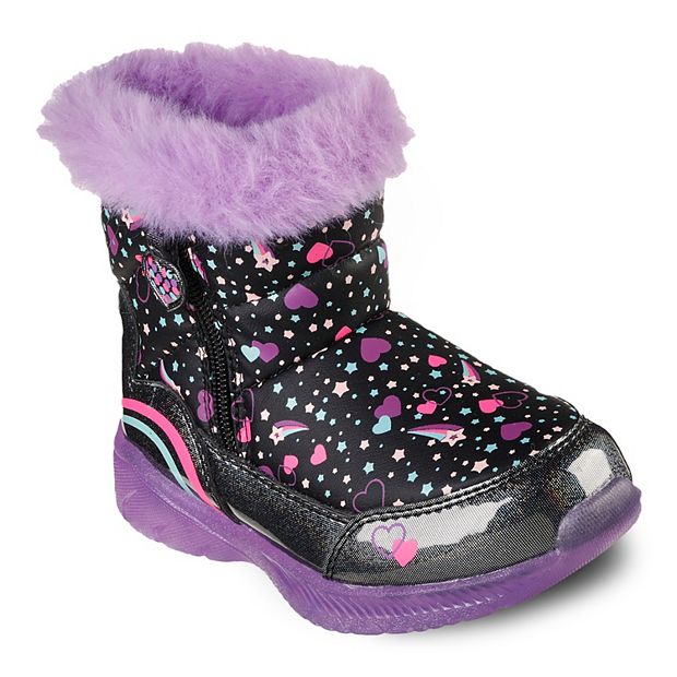 Beleefd Aanvankelijk zich zorgen maken Skechers® S Lights Illumi-Brights Toddler Girls' Light-Up Winter Boots