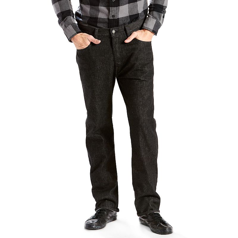 UPC 052178000023 product image for Men's Levi's 501 Original Fit Stretch Jeans, Size: 36X36, Black | upcitemdb.com