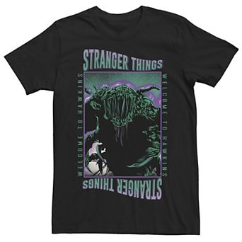 Big & Tall Netflix Stranger Things Welcome To Hawkins Demogorgon Tee