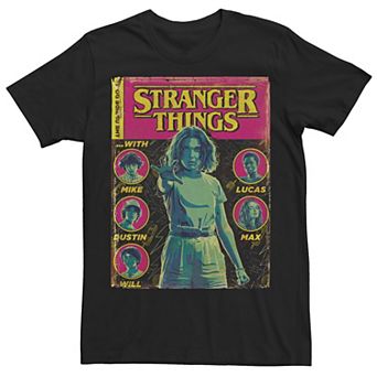 Big & Tall Netflix Stranger Things Group Shot Comic Cover Tee