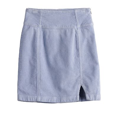 Juniors' SO® Front Slit Mini Skirt