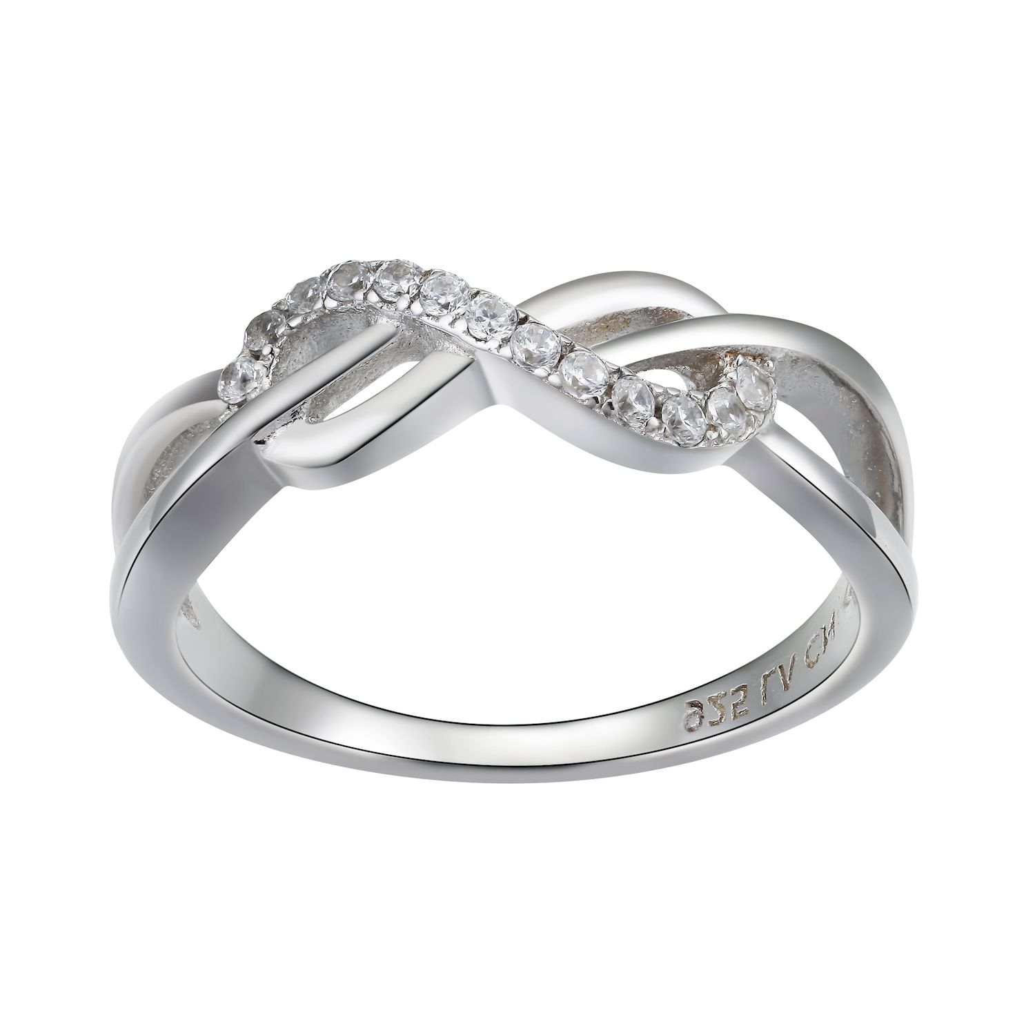 BEAUTIFUL NEW ETERNITY INFINITY ANNIVERSARY RING STERLING Silver 925 169ctw 6884248fba3d486ed4d3f7e8