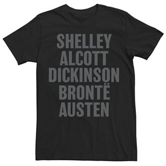 Men's Female Authors Text Tee