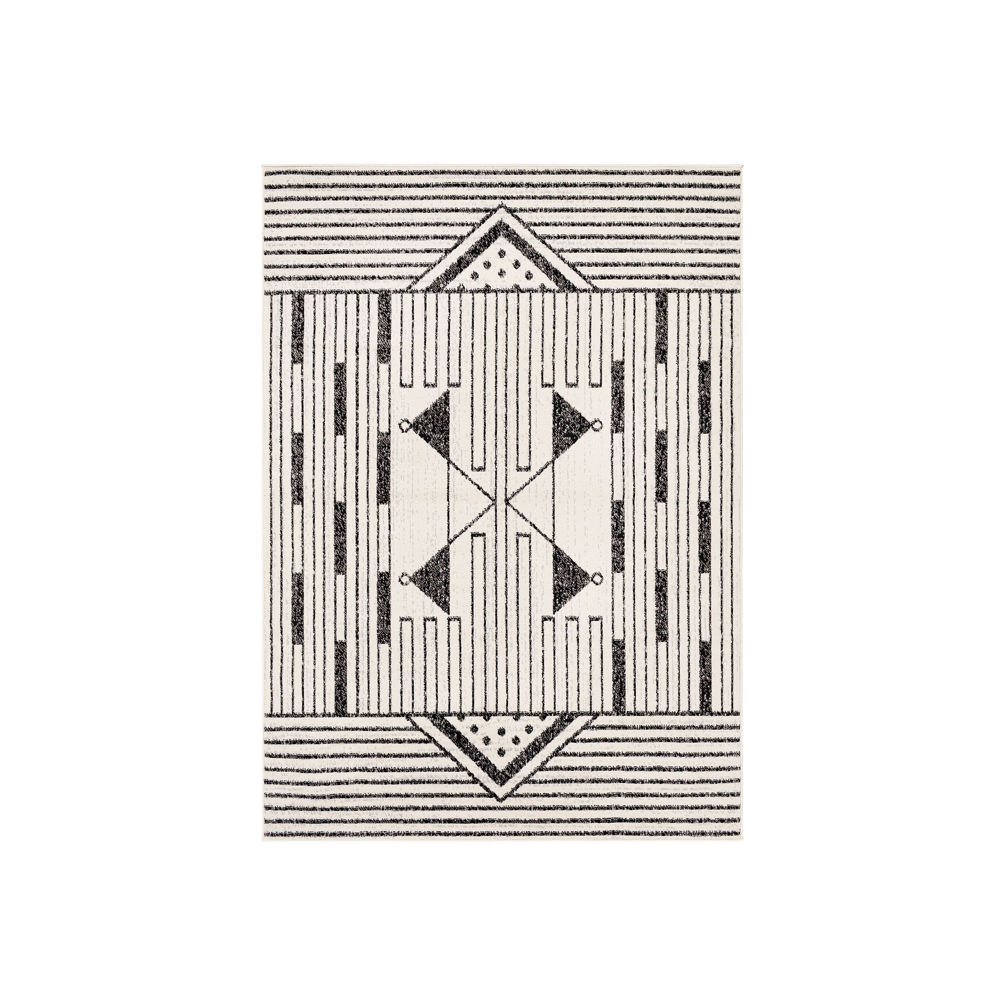 Decor 140 Greco Modern Rug, Black