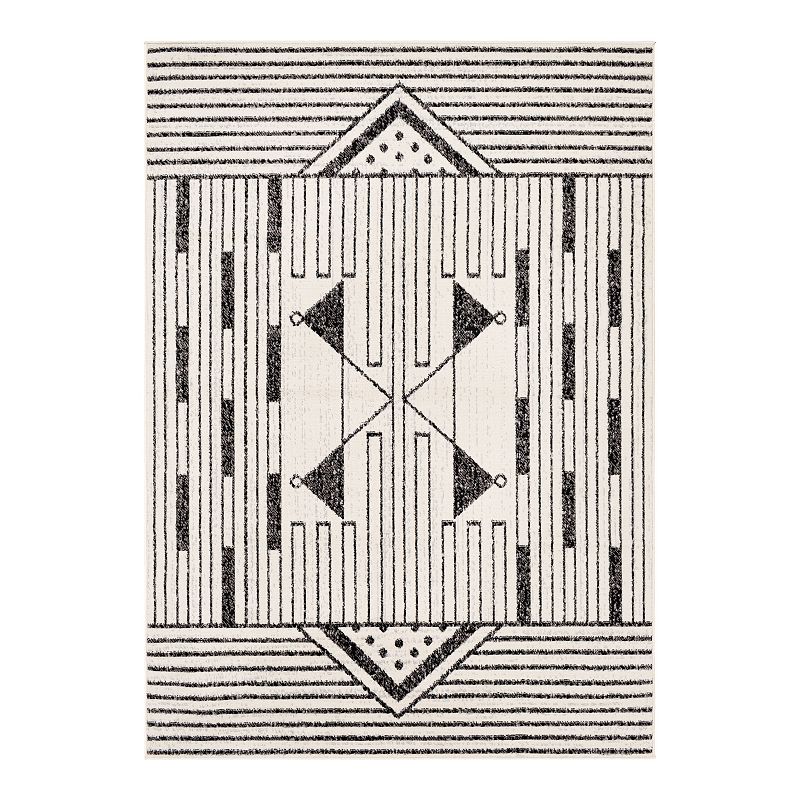 Decor 140 Greco Modern Rug, Black, 6.5X9 Ft