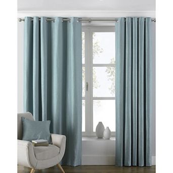 Riva Home Atlantic Eyelet Ringtop Curtains (229 x 183cm)