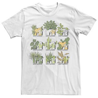Big & Tall MTV Succulent Grid Logo Tee