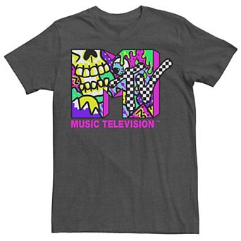 Big & Tall MTV Totally Neon Dude Logo Tee