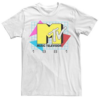 Big & Tall MTV Music Television 1981 Logo Tee