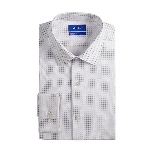 Apt 9 white cheap dress shirt