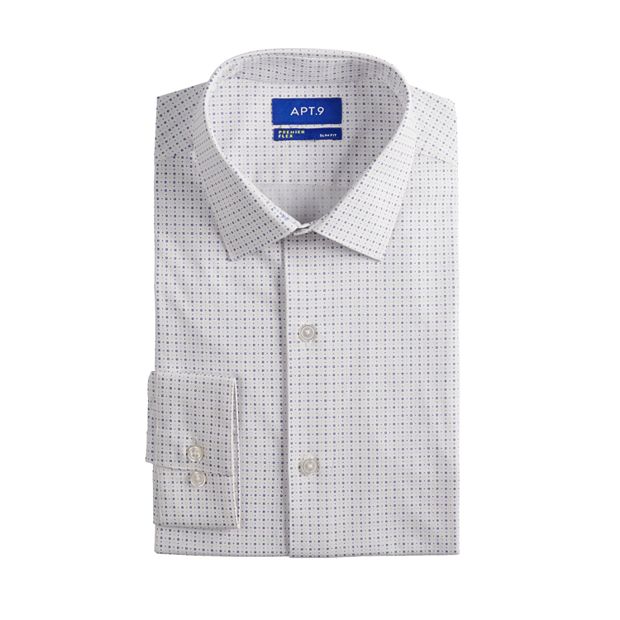 Kohls apt 9 slim fit hot sale dress shirt