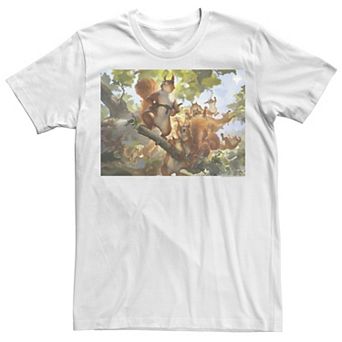 Big & Tall Magic: The Gathering Squirrel Mob Graphic Tee