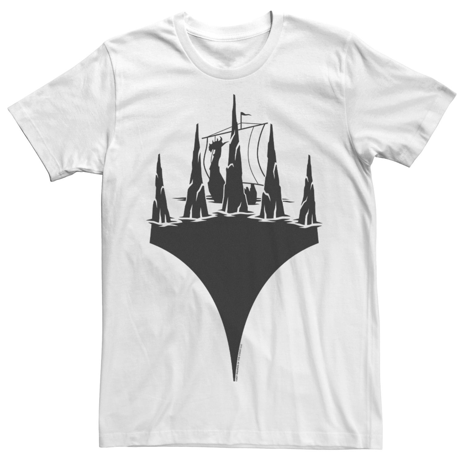 Image for Licensed Character Big & Tall Magic The Hathering Planeswalker Viking Ship Silhouette Tee at Kohl's.