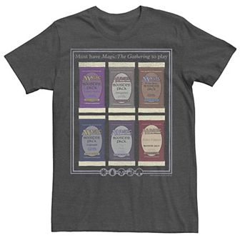 Big & Tall Magic: The Gathering Card Packs Tee