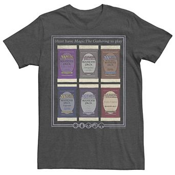 Big & Tall Magic: The Gathering Card Packs Tee