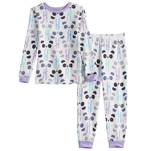 Toddler Girl Cuddl Duds® Panda Top & Pants Pajama Set
