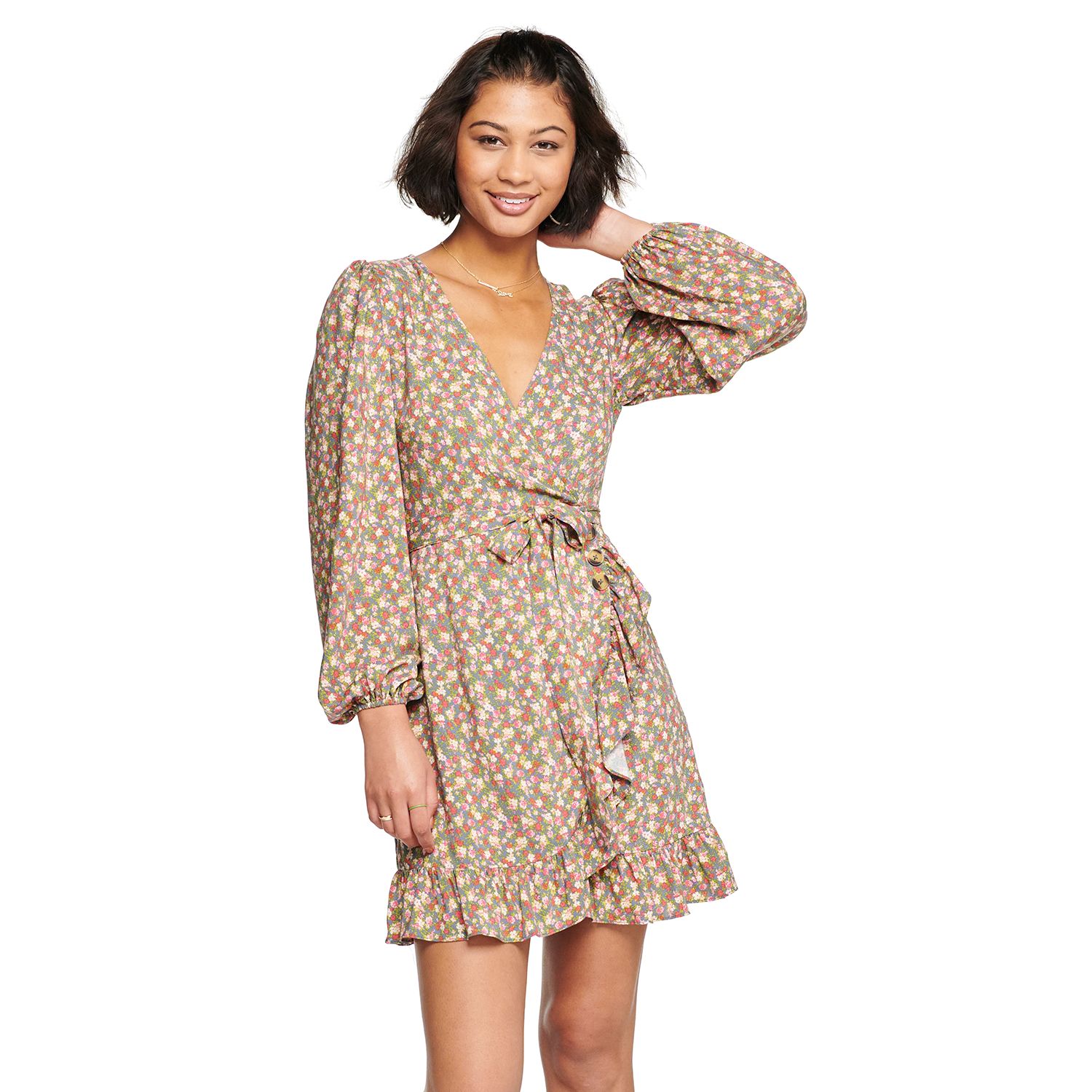 kohls womens wrap dress