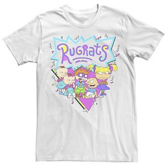 Big & Tall Nickelodeon Rugrats Retro 90's Group Logo Tee