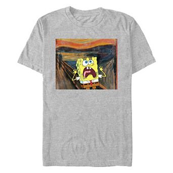 Big & Tall SpongeBob SquarePants Scream Painting Tee