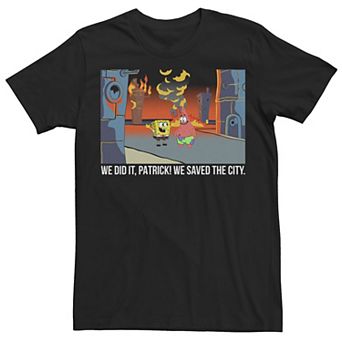 Big & Tall SpongeBob SquarePants We Saved The City Tee