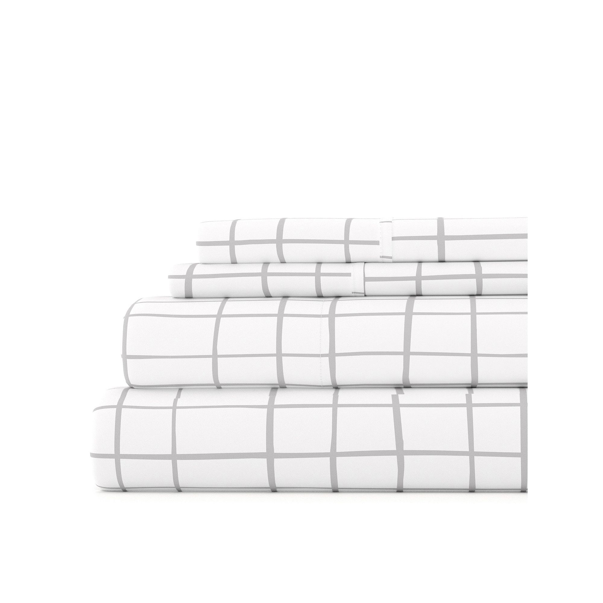 Home Collection Dots Pattern Sheet Set, Gray Crossroad