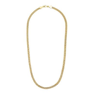Flat Link Chain Necklace