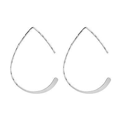 Teardrop Threader Earrings
