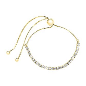 MC Collective Cubic Zirconia Slider Bracelet
