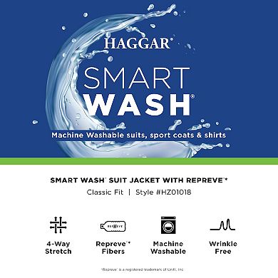 Men's Haggar Smart Wash Repreve Classic-Fit Suit Jackets
