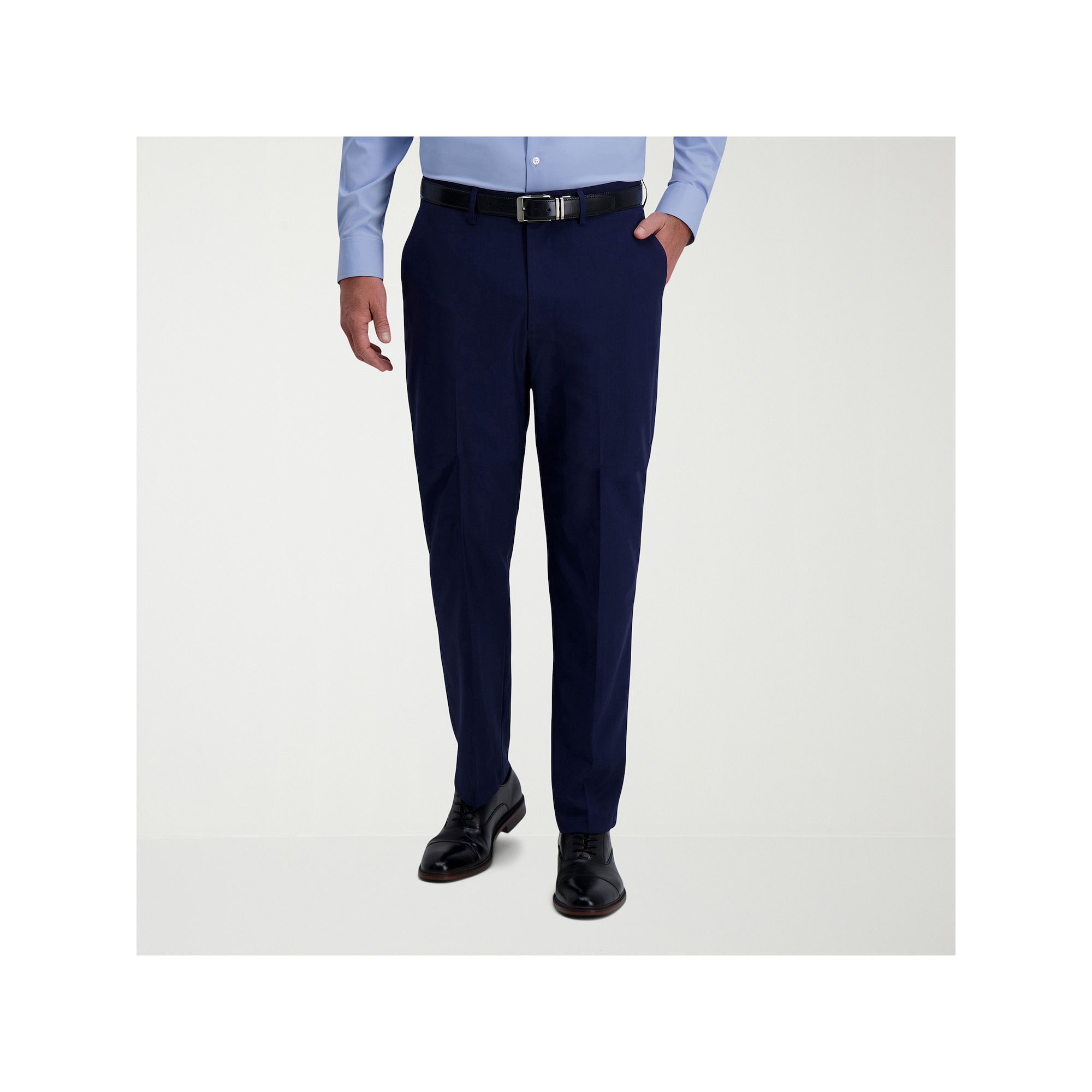 Mens Haggar® Smart Wash Repreve® Classic-Fit Suit Pants, Size: 34X30, Bl