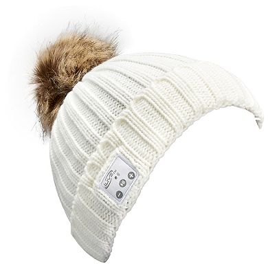 iLive Bluetooth Knit Stocking Beanie with Pom