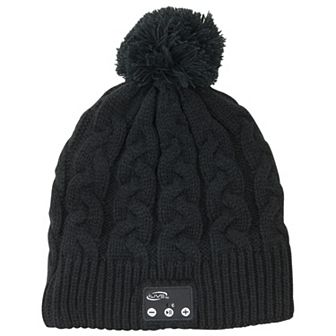 iLive Bluetooth Knit Stocking Beanie with Pom